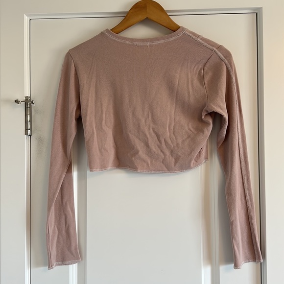 Garage Crew Neck Cropped, Long Sleeve T, size L - Picture 2 of 2